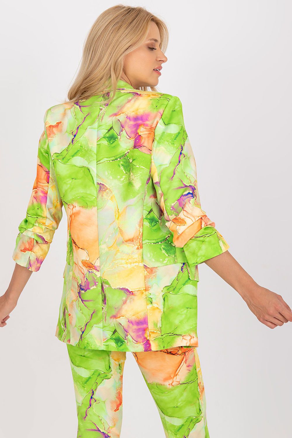   Marynarka Model DHJ-MA-7684A-1.22X Light Green - Italy Moda 