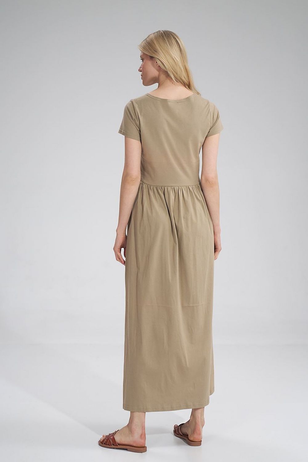  Sukienka Model M787 Beige - Figl 