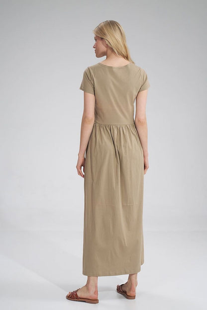  Sukienka Model M787 Beige - Figl 