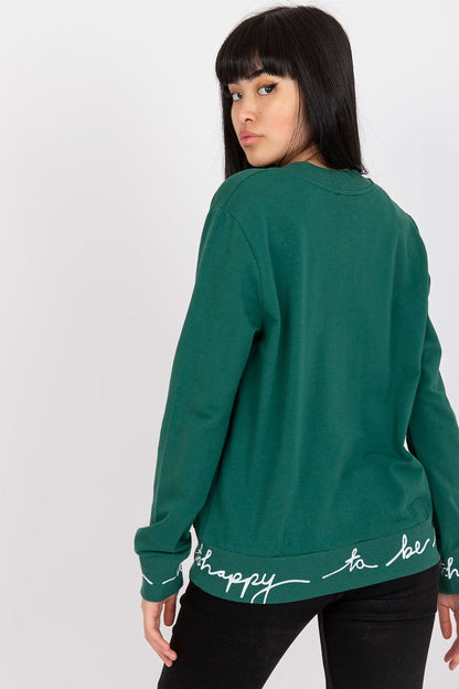   Bluza Damska Model RV-BL-7809.37X Dark Green - Relevance 