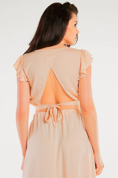   Bluzka Model A429 Beige - awama 