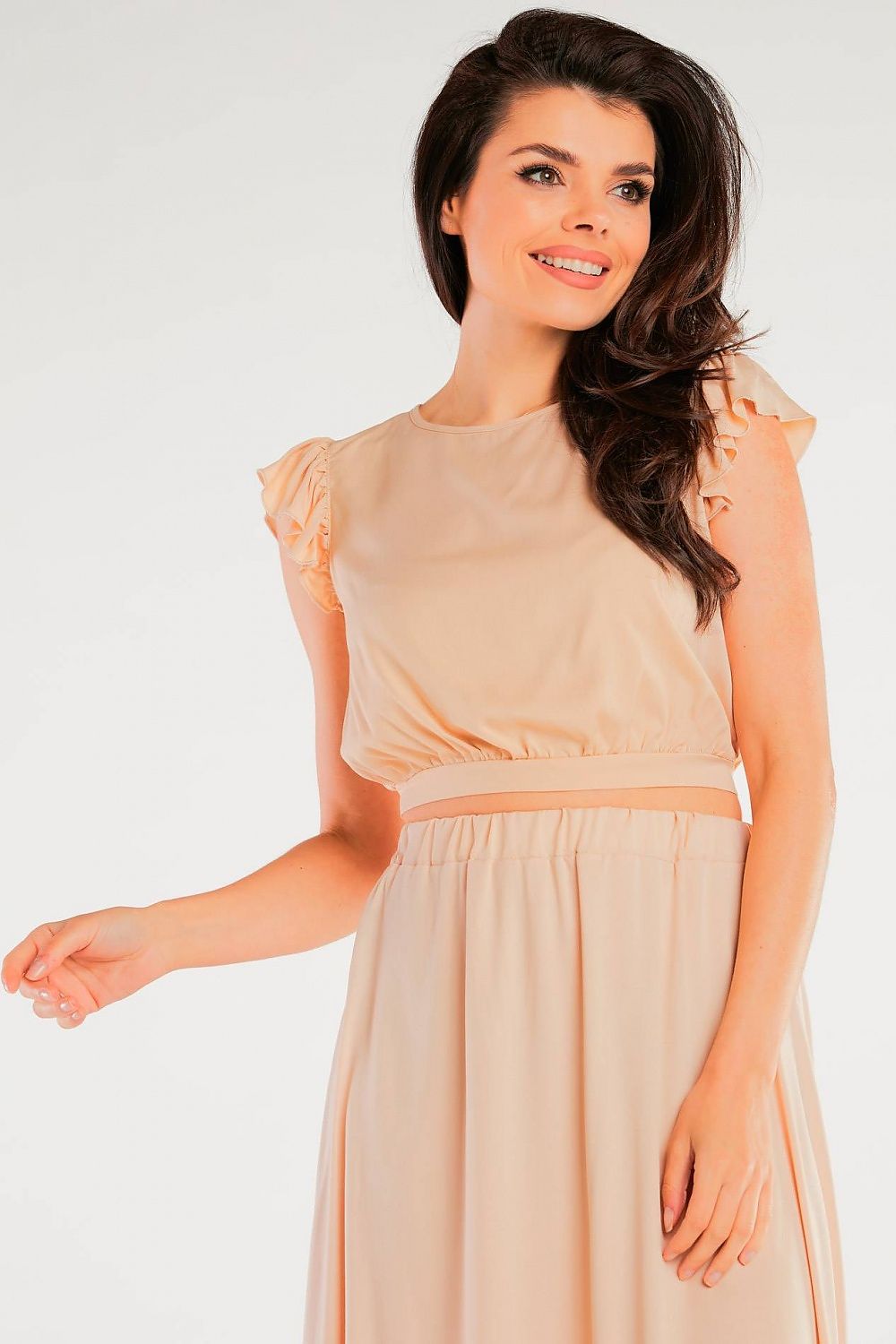   Bluzka Model A429 Beige - awama 