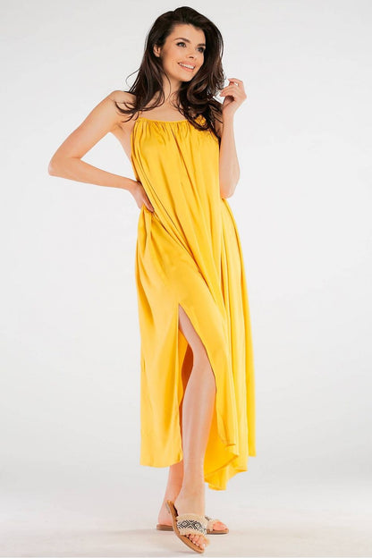  Sukienka Model A428 Yellow - awama 