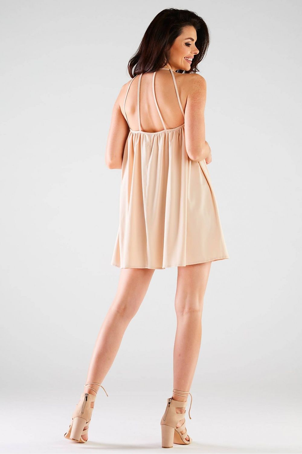  Sukienka Model A427 Beige - awama 