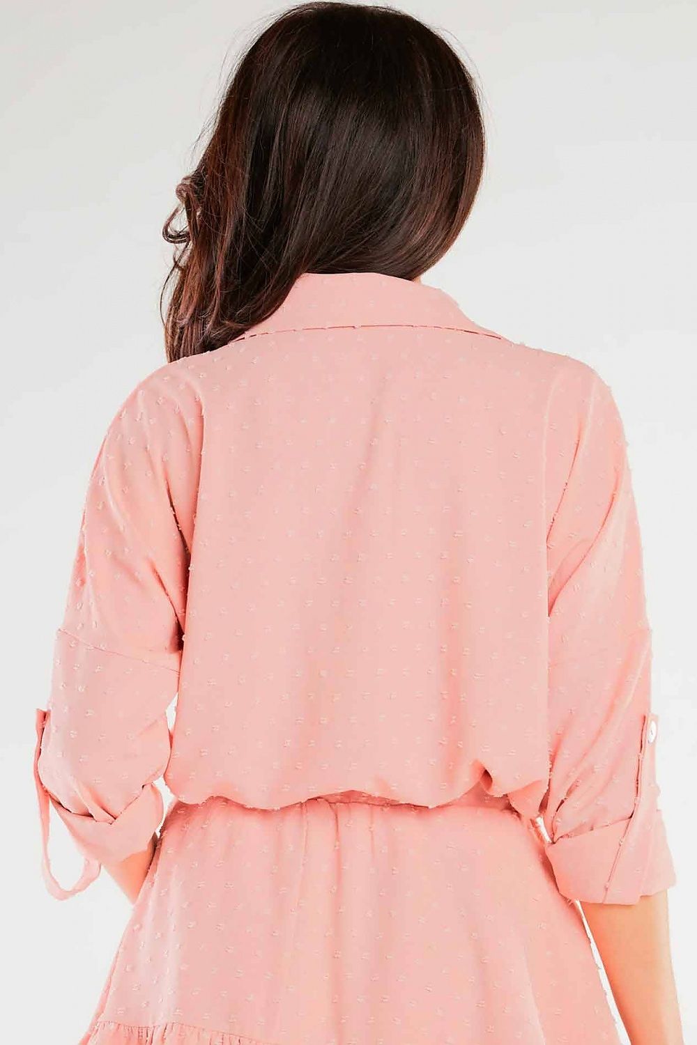   Koszula Damska Model A425 Powder Pink - awama 