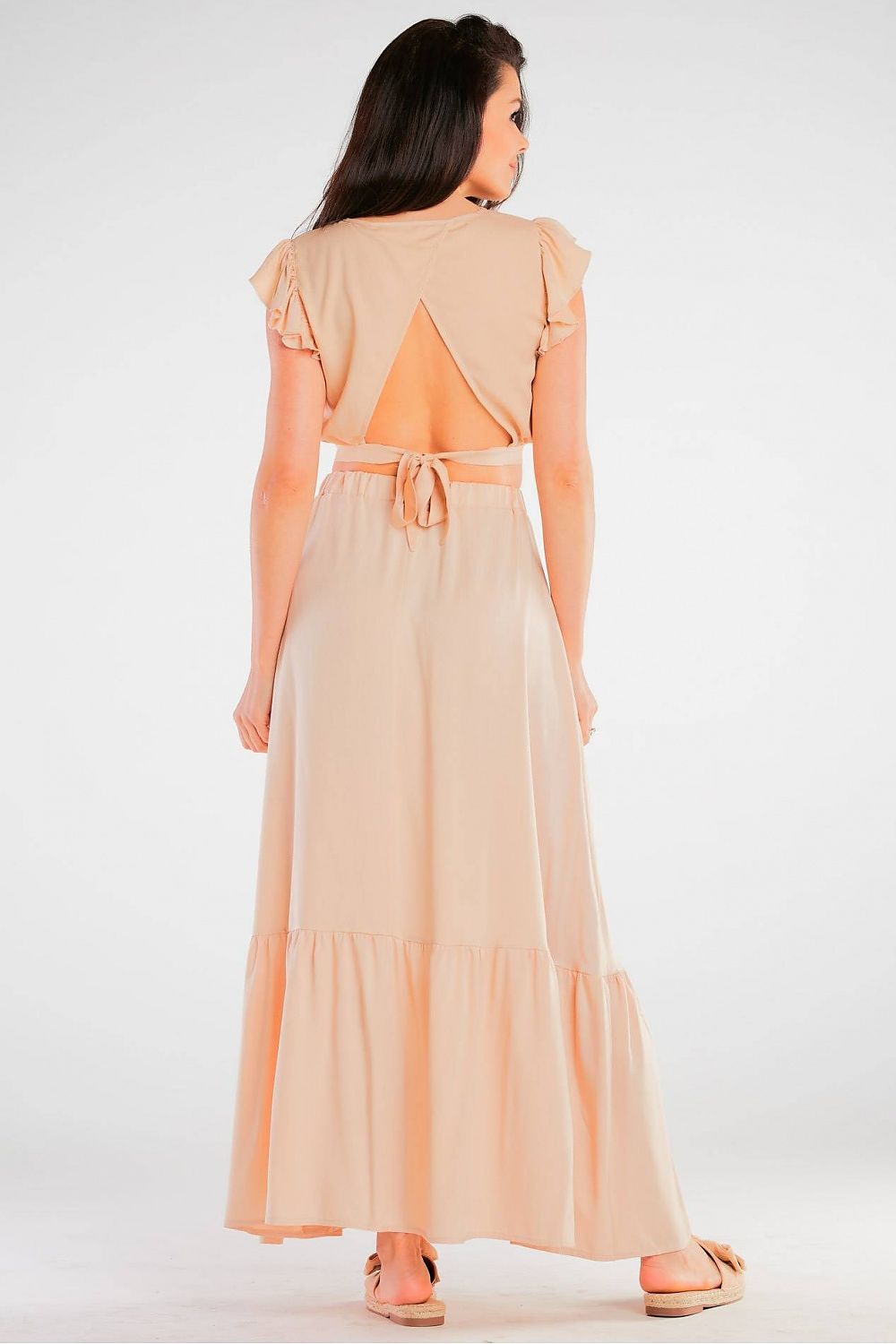  Spódnica Model A431 Beige - awama 