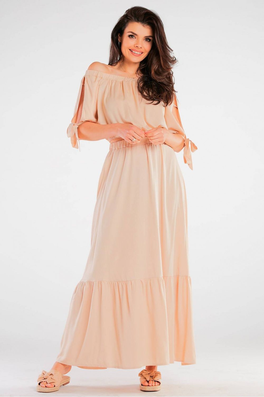   Bluzka Model A430 Beige - awama 