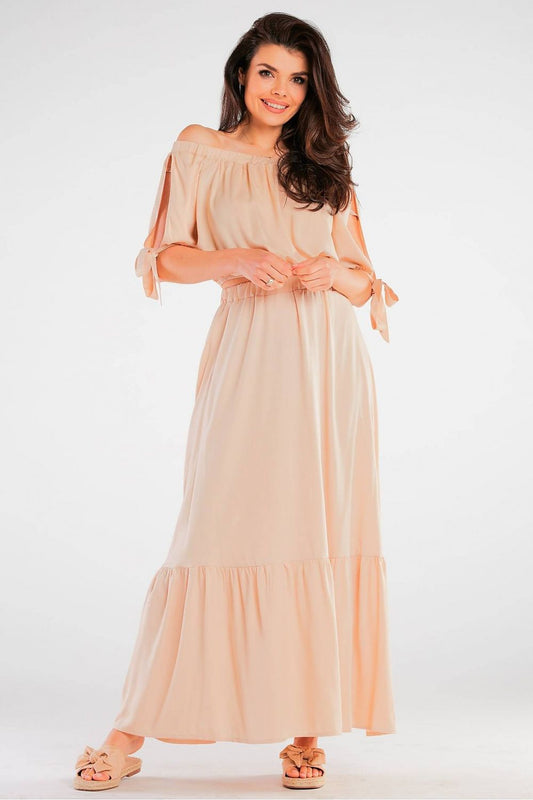   Bluzka Model A430 Beige - awama 