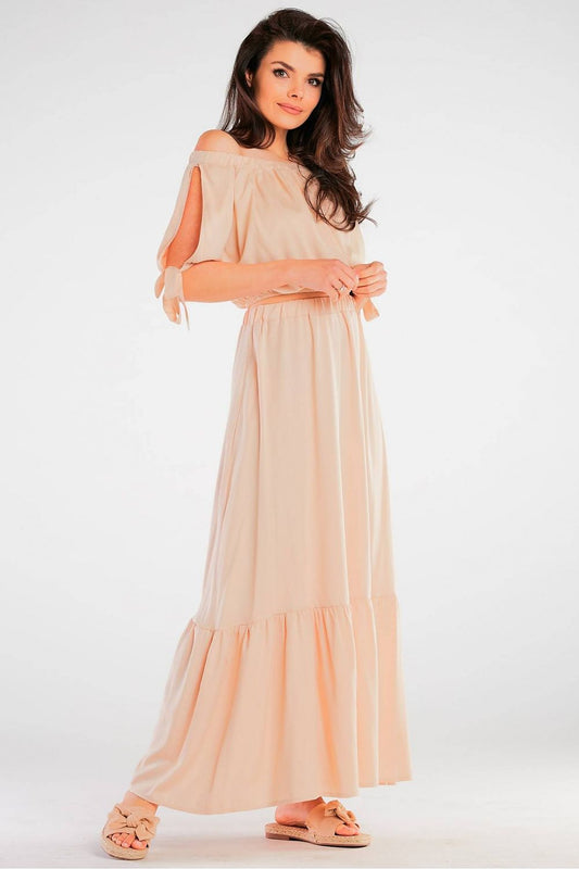   Bluzka Model A430 Beige - awama 