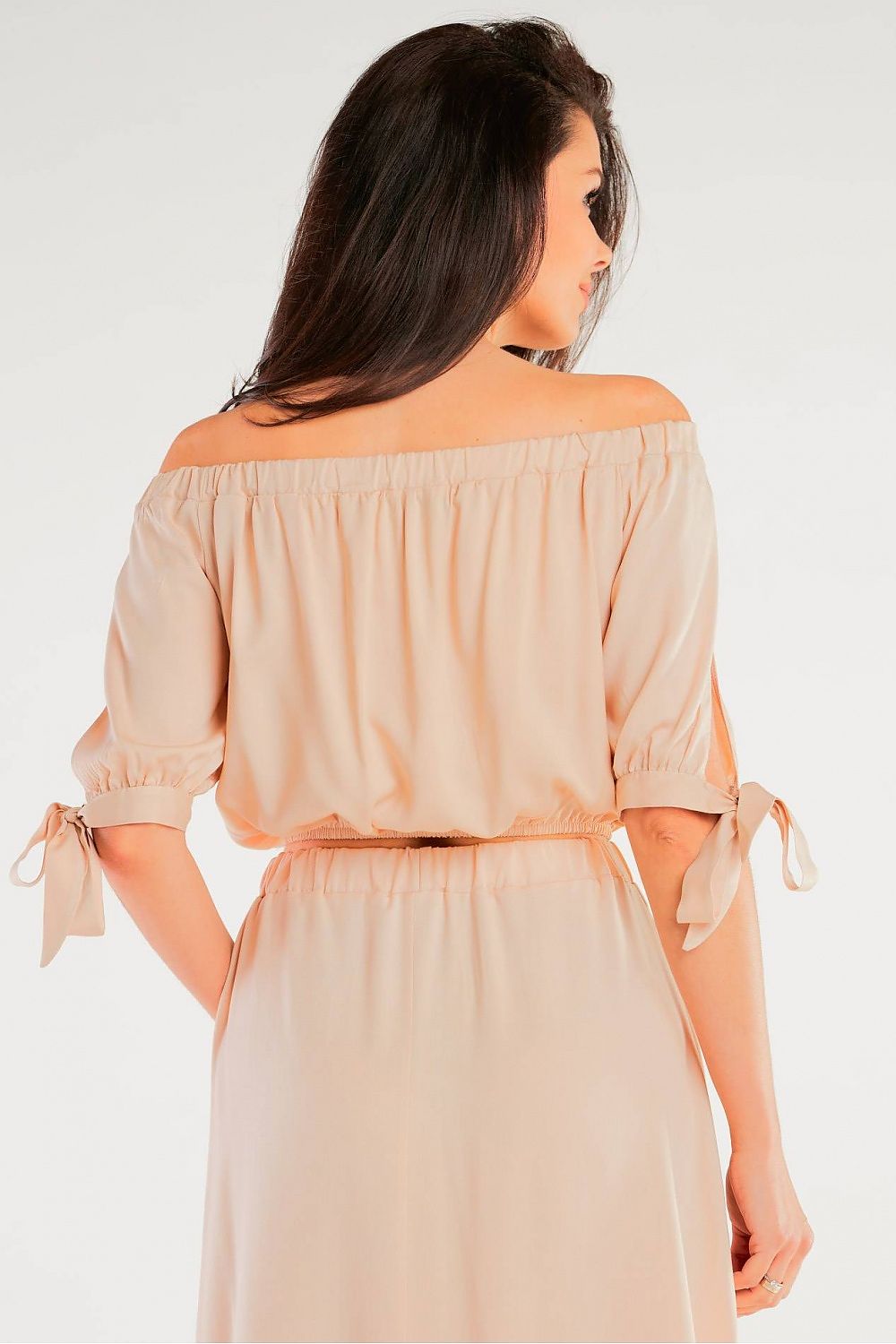   Bluzka Model A430 Beige - awama 