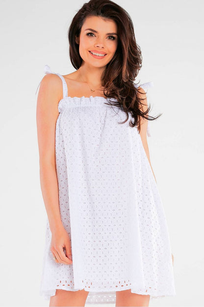  Sukienka Model A434 White - awama 