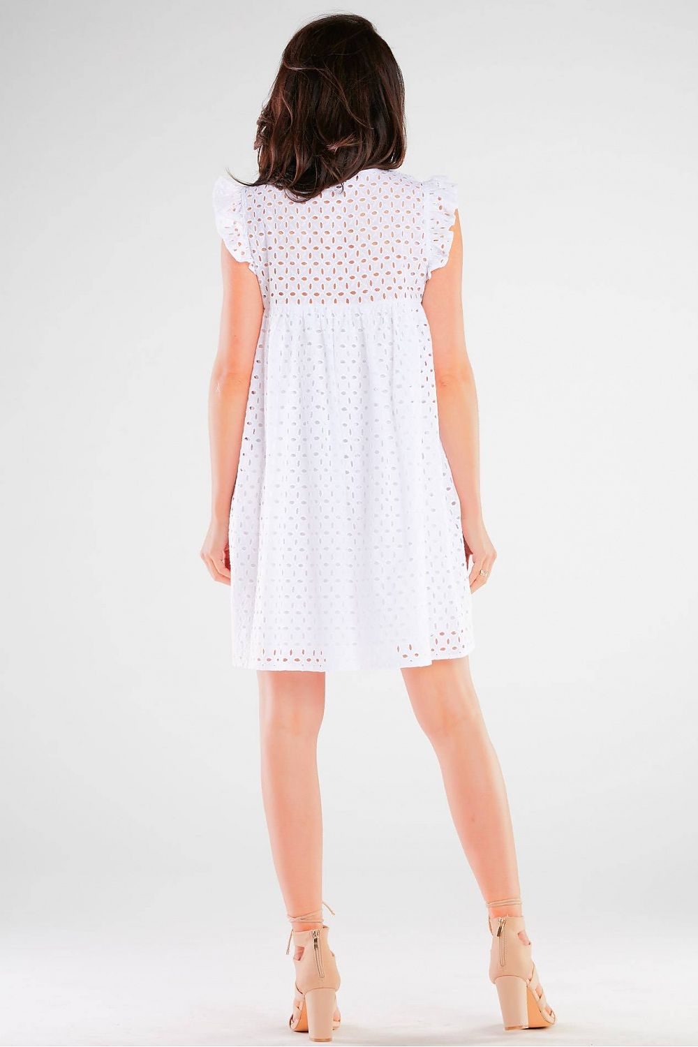  Sukienka Model A433 White - awama 