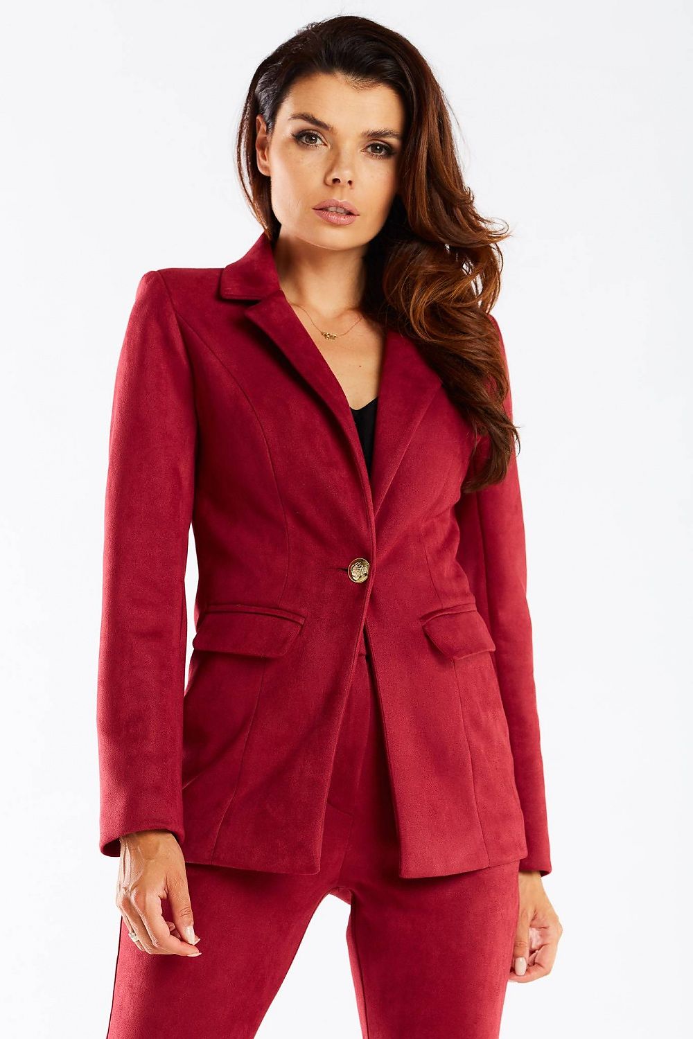   Żakiet Model A460 Bordo - awama 