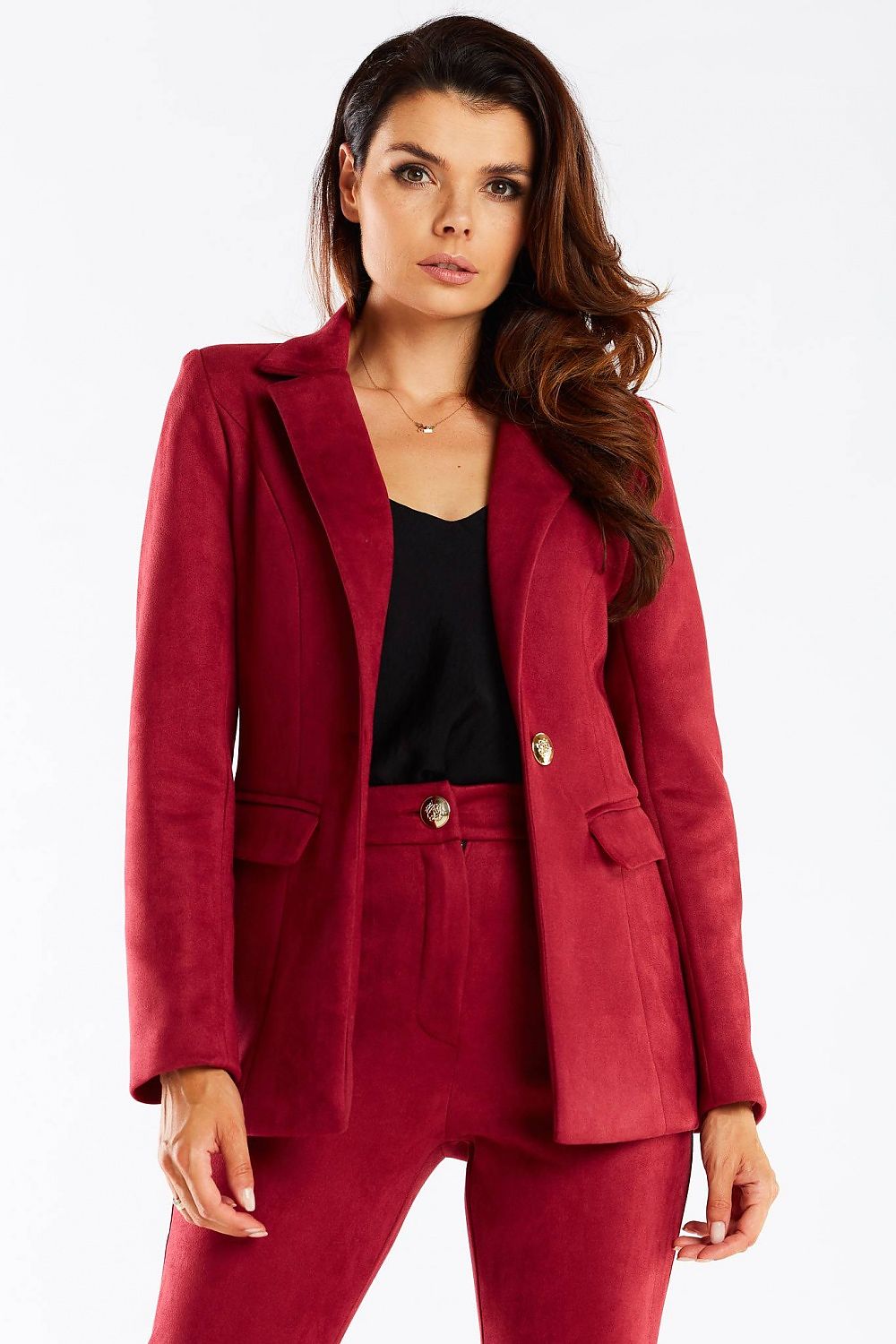   Żakiet Model A460 Bordo - awama 