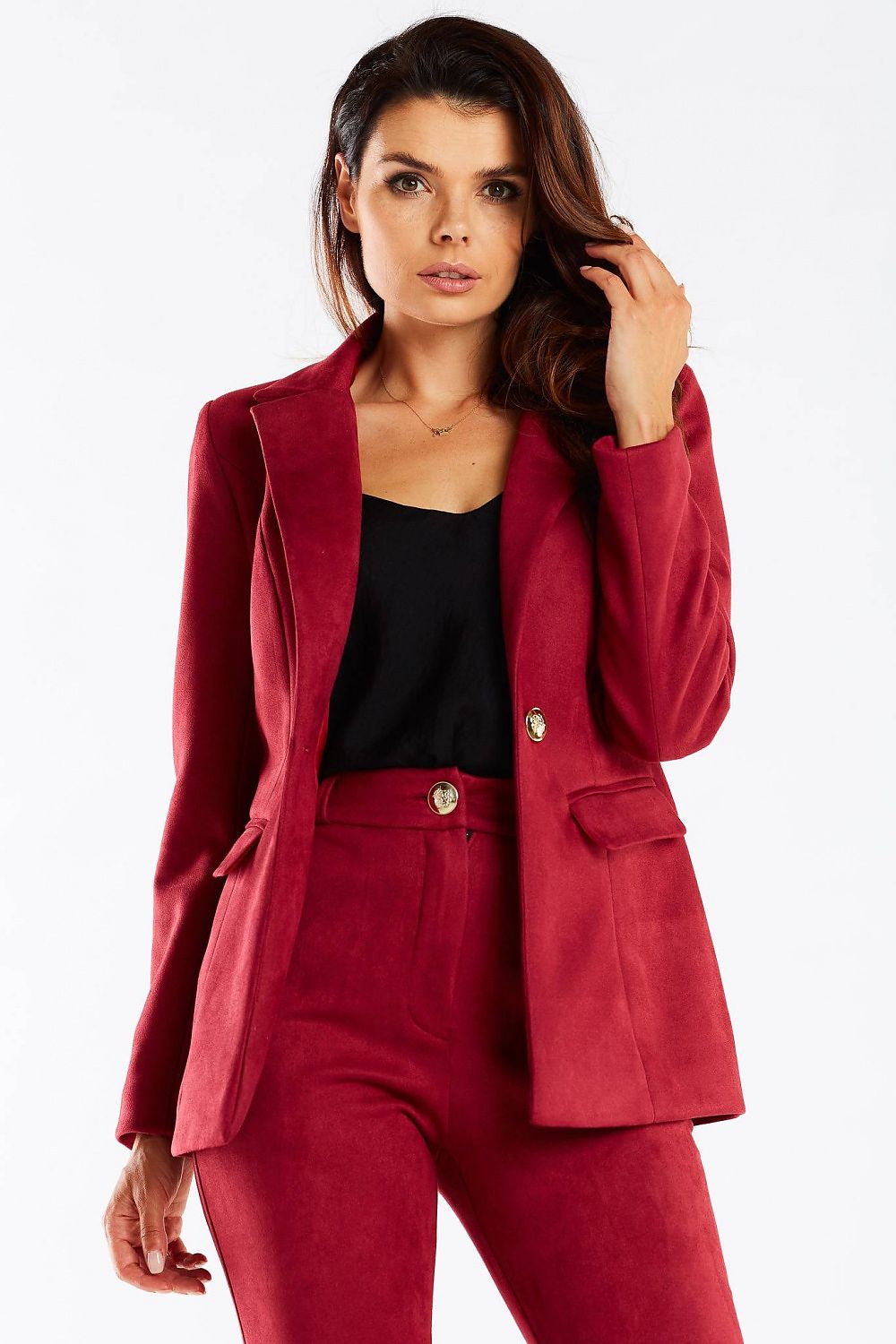  Żakiet Model A460 Bordo - awama 