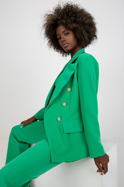   Marynarka Damska Model DHJ-MA-15555.00P Green - Italy Moda 