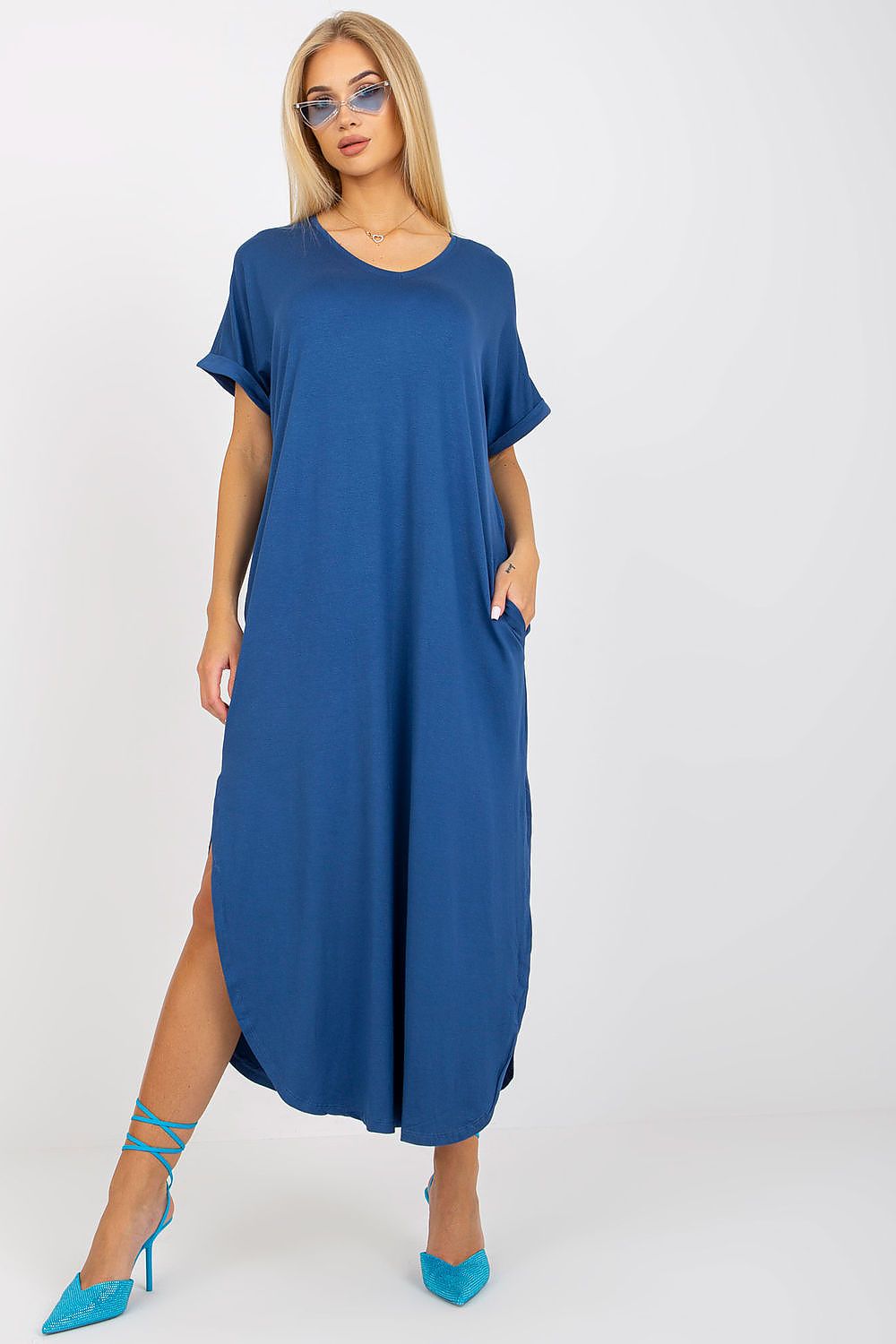  Sukienka Model TW-SK-OB031.11 Dark Blue - Och Bella 