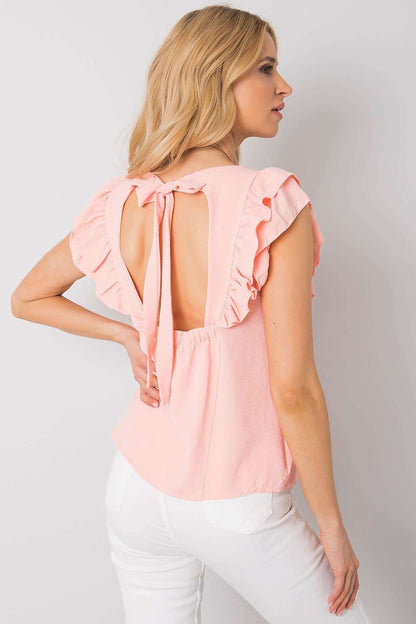   Bluzka Model TW-BZ-BI-BF002.88 Light Pink - Och Bella 
