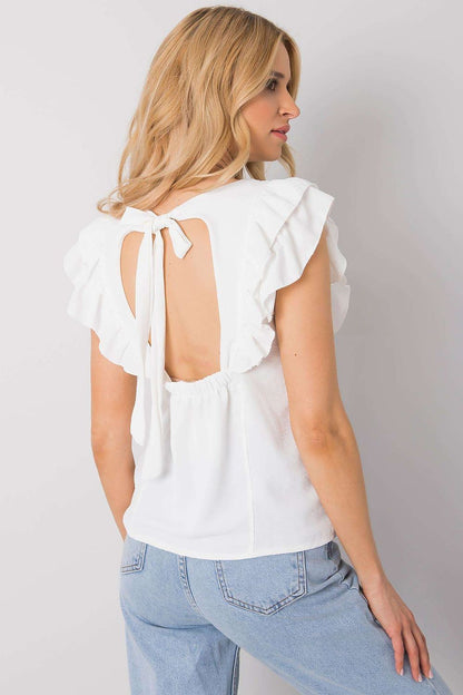   Bluzka Model TW-BZ-BI-BF002.88 White - Och Bella 