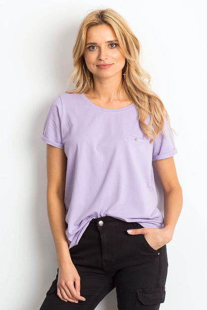   T-shirt Damski Model RV-TS-4838.55P Light Violet - BFG 