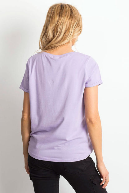   T-shirt Damski Model RV-TS-4838.55P Light Violet - BFG 