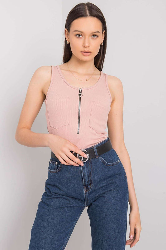  Koszulka Top Model DHJ-TP-13287.36P Light Pink - Italy Moda 