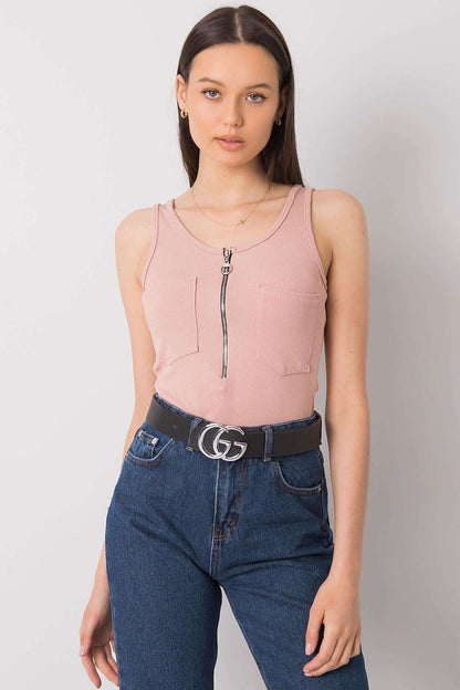  Koszulka Top Model DHJ-TP-13287.36P Light Pink - Italy Moda 