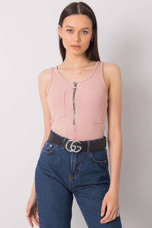 Koszulka Top Model DHJ-TP-13287.36P Light Pink - Italy Moda 