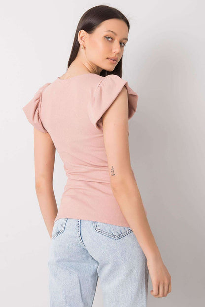   Bluzka Model DHJ-BZ-13301.34P Light Pink - Italy Moda 