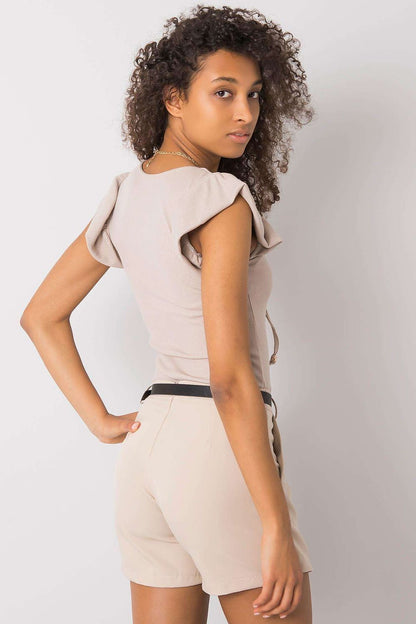   Bluzka Model DHJ-BZ-13301.34P Beige - Italy Moda 