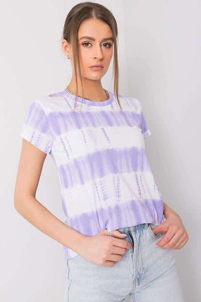   T-shirt Damski Model DHJ-TS-11280-1.10 Light Violet - Italy Moda 