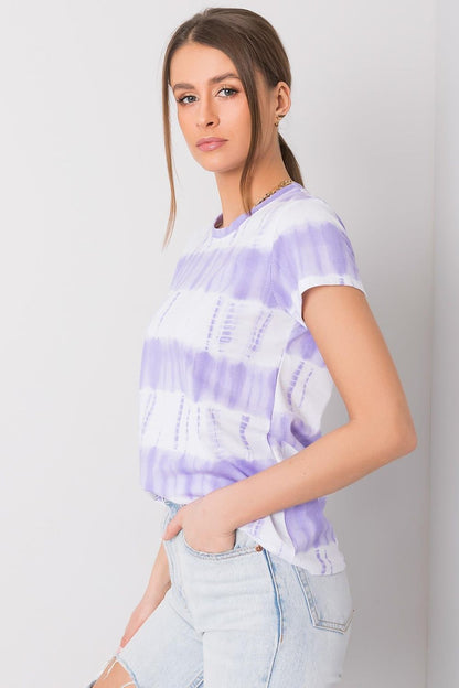   T-shirt Damski Model DHJ-TS-11280-1.10 Light Violet - Italy Moda 