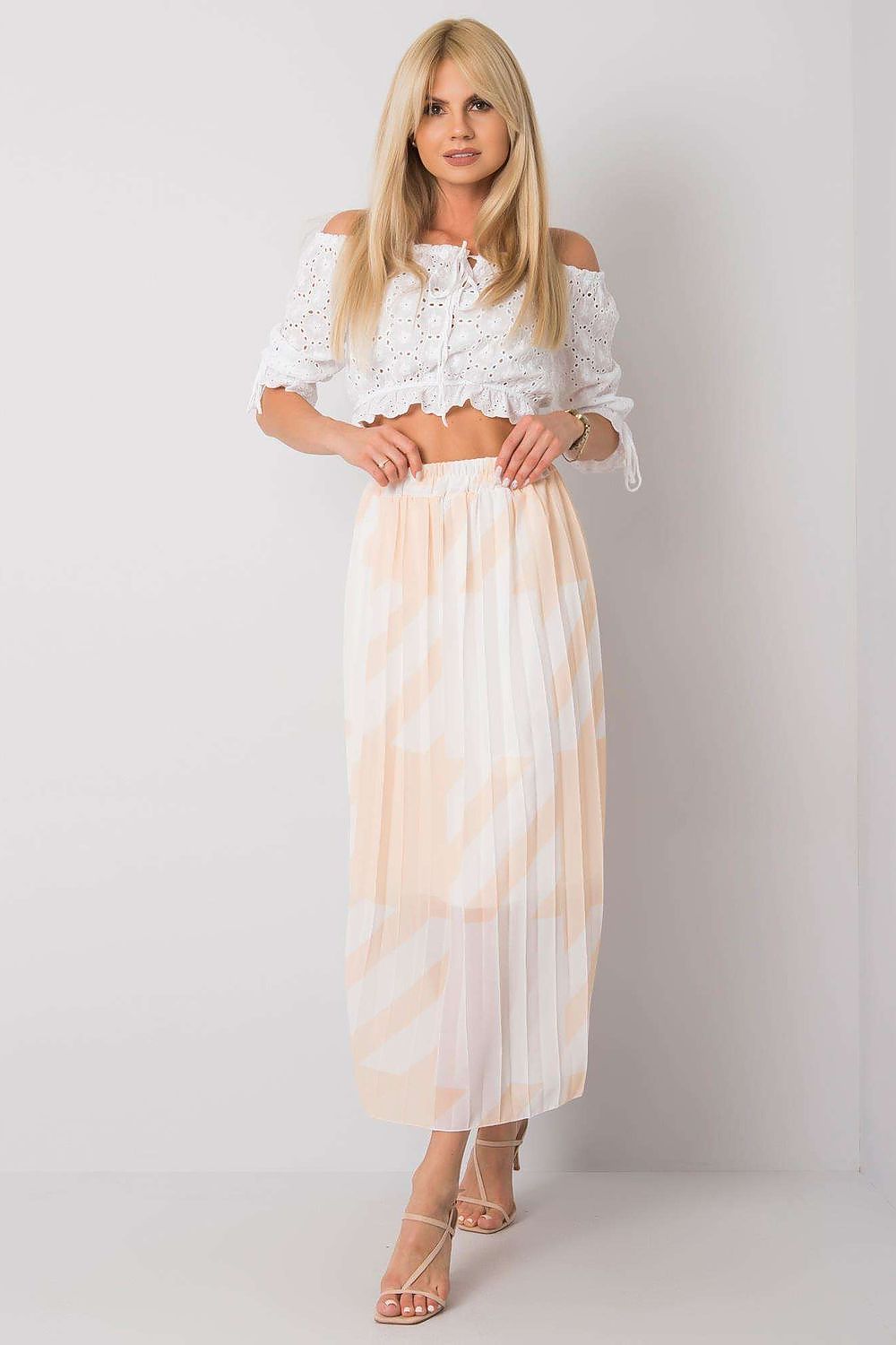  Spódnica Model DHJ-SD-13325.73P Light Beige - Italy Moda 