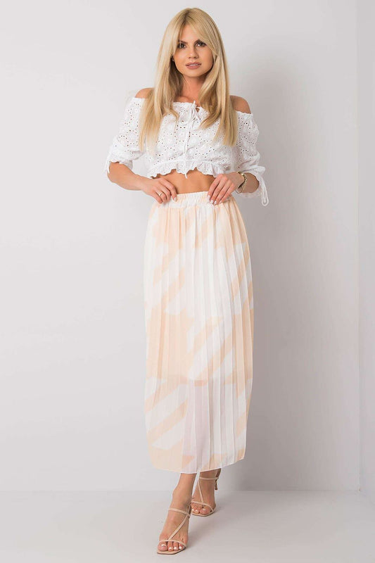  Spódnica Model DHJ-SD-13325.73P Light Beige - Italy Moda 