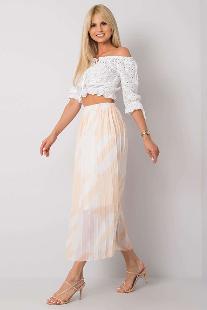  Spódnica Model DHJ-SD-13325.73P Light Beige - Italy Moda 
