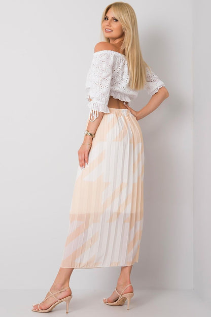  Spódnica Model DHJ-SD-13325.73P Light Beige - Italy Moda 