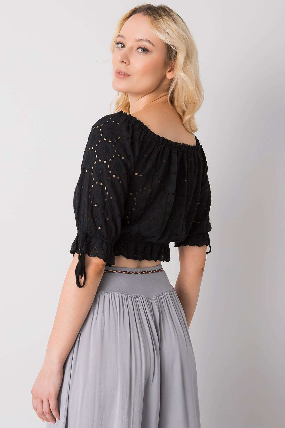   Bluzka Model TW-TP-BI-25455.43 Black - Och Bella 