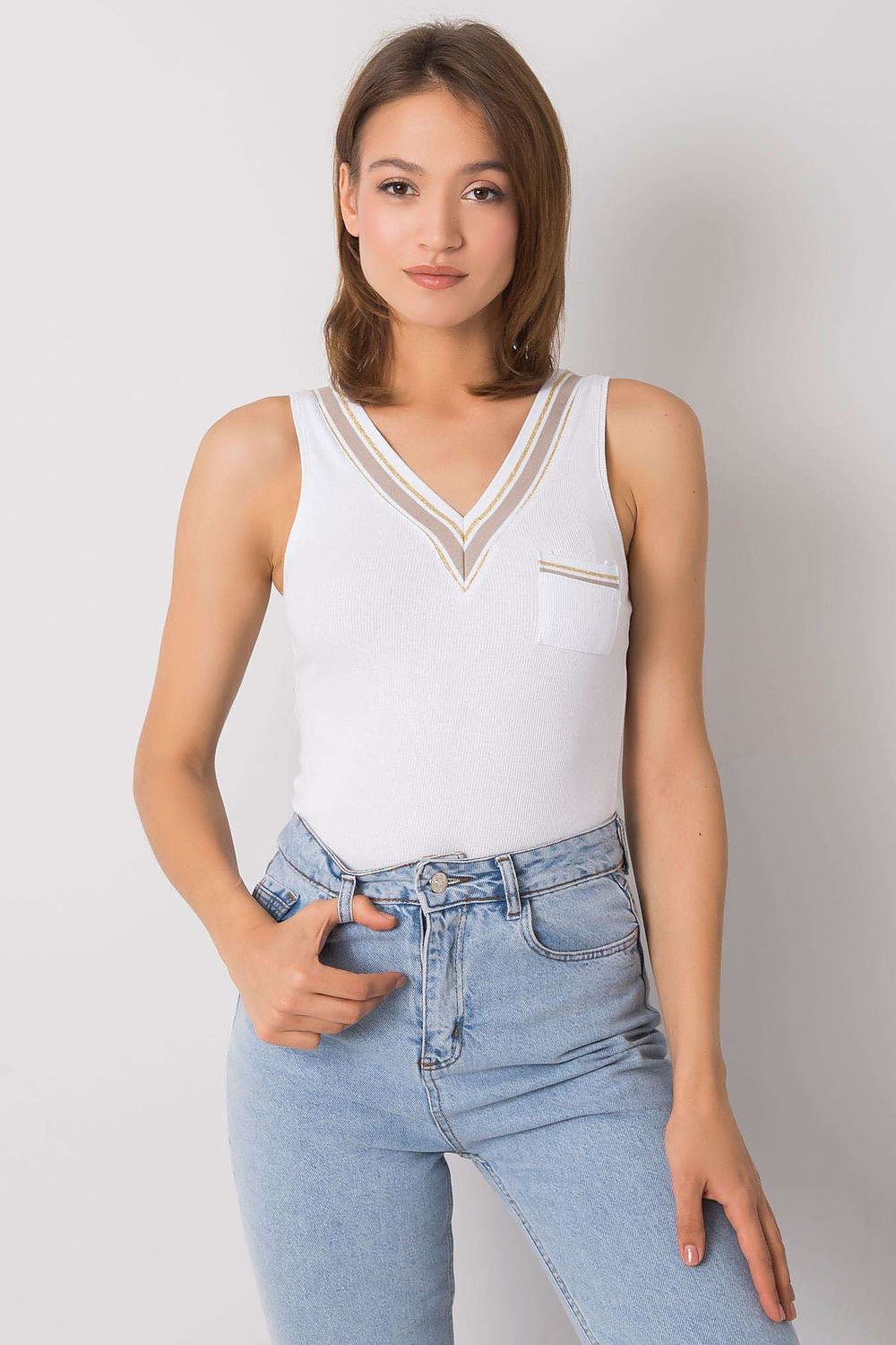  Koszulka Top Model TW-TP-OB015A.78 White - Och Bella 