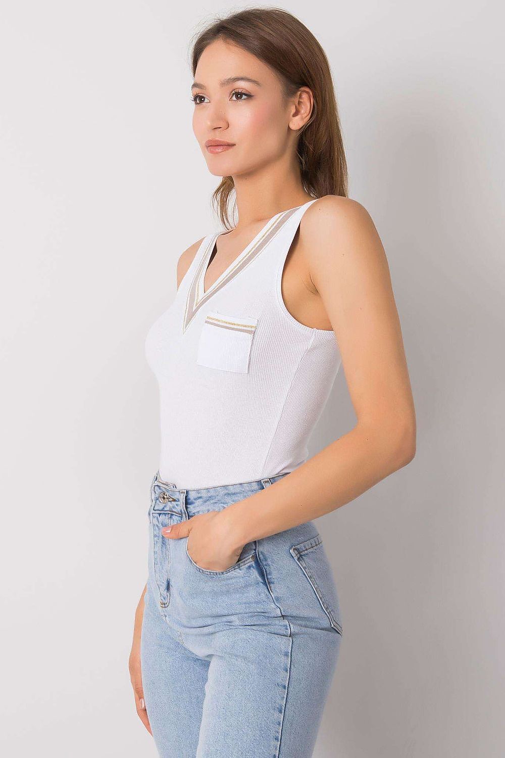  Koszulka Top Model TW-TP-OB015A.78 White - Och Bella 
