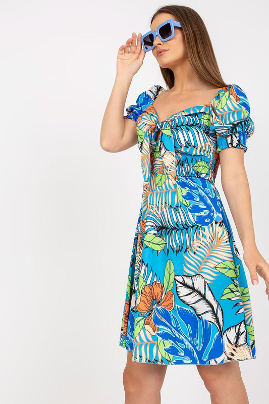  Sukienka Model DHJ-SK-15836.51 Blue - Italy Moda 