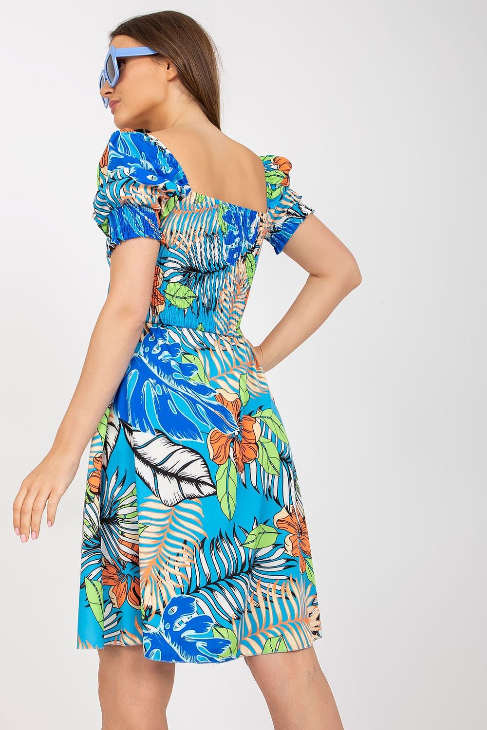  Sukienka Model DHJ-SK-15836.51 Blue - Italy Moda 