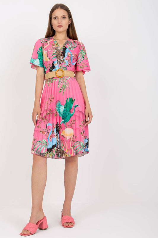  Sukienka Model DHJ-SK-15817.32 Pink - Italy Moda 