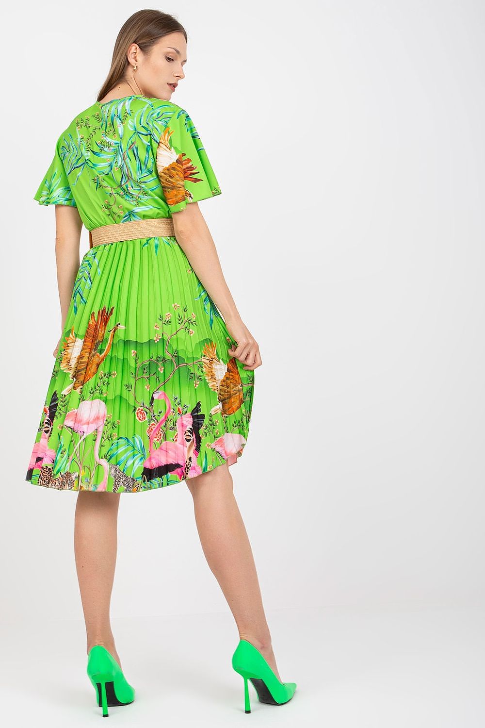  Sukienka Model DHJ-SK-15817.32 Light Green - Italy Moda 