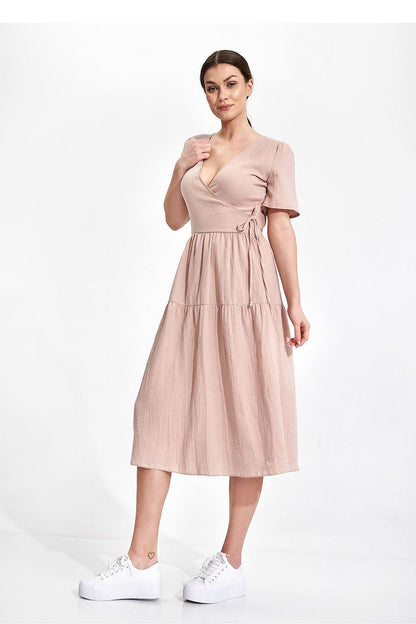  Sukienka Model M872 Beige - Figl 