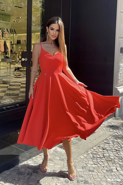  Sukienka Model 244-02 Red - Bicotone 