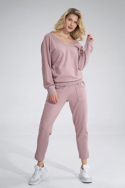   Bluza Damska Model M799 Dark Pink - Figl 