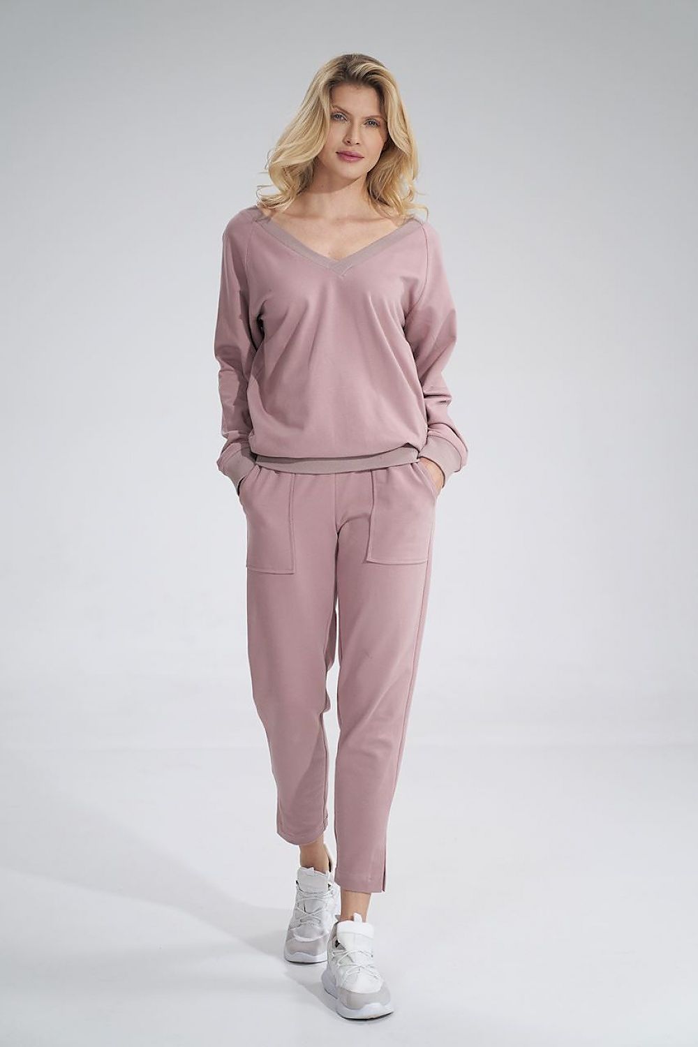   Bluza Damska Model M799 Dark Pink - Figl 