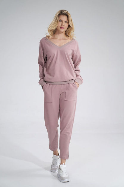   Bluza Damska Model M799 Dark Pink - Figl 
