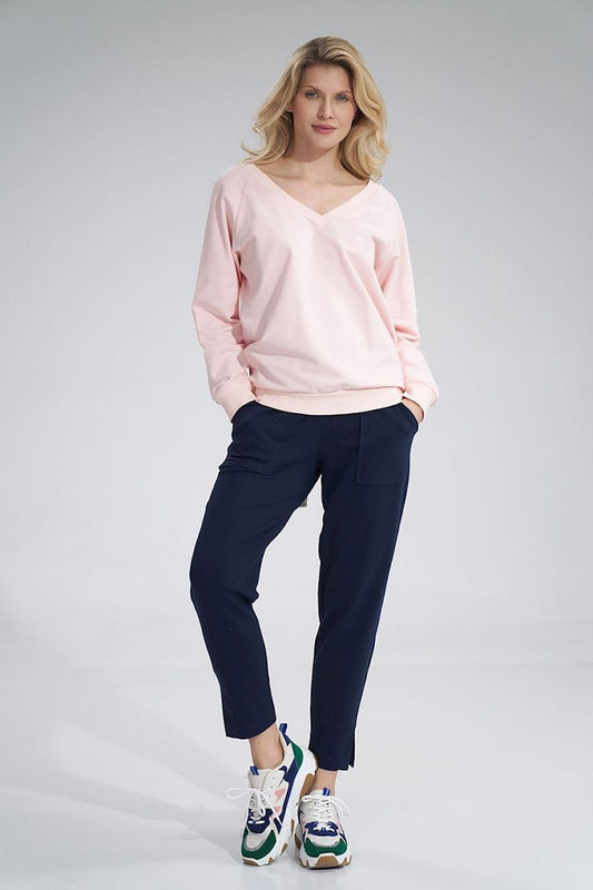   Bluza Damska Model M799 Pink - Figl 