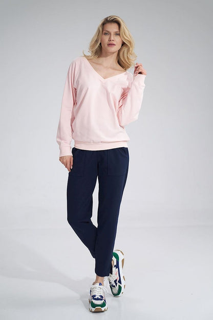   Bluza Damska Model M799 Pink - Figl 